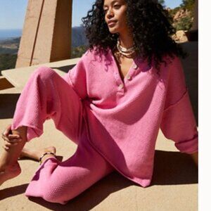 Free People Hailee Sweater Set in Pink (M)